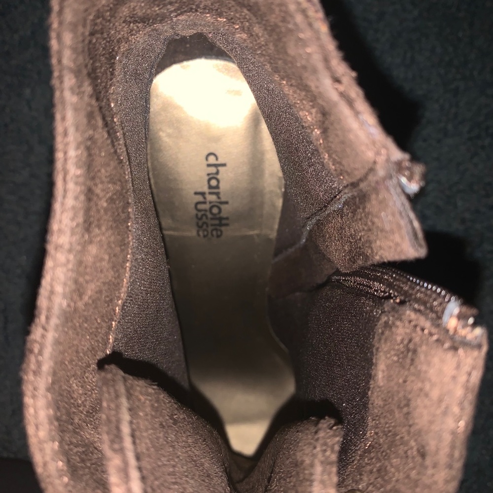 Charlotte Russe, very nice boot suede.